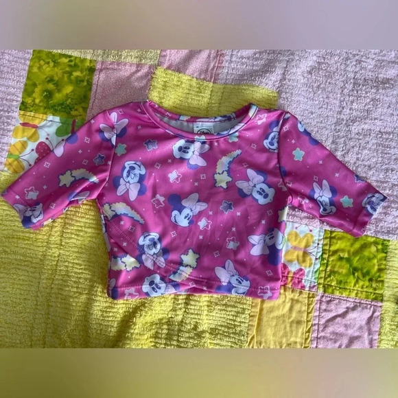 Disney  Minnie Mouse Two Piece Bathing Suit Baby Girls | Size 3 - Picture 2 of 5